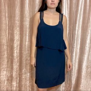 Anthropologie Maeve Dark Blue Dress